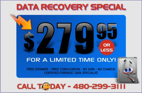 Chandler Data Professionals Data Recovery Special 279.95